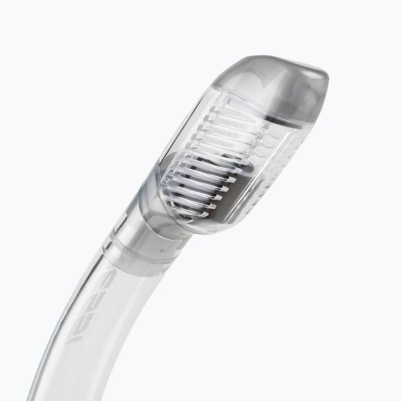 Cressi Dry clear silver snorkel ES259 2