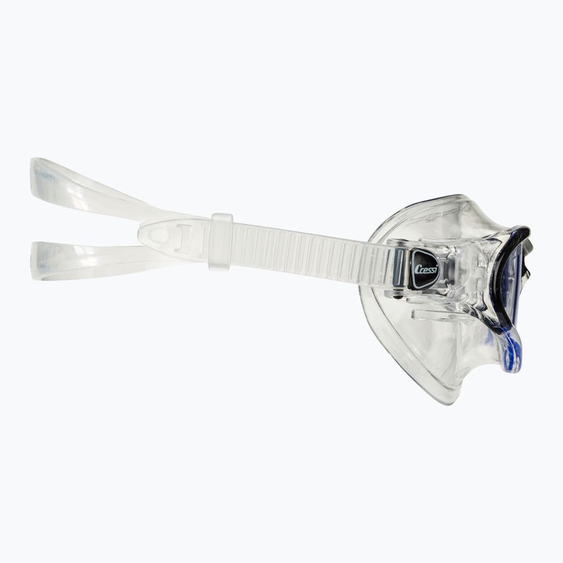 Cressi Cobra clear/clear black swim mask 3