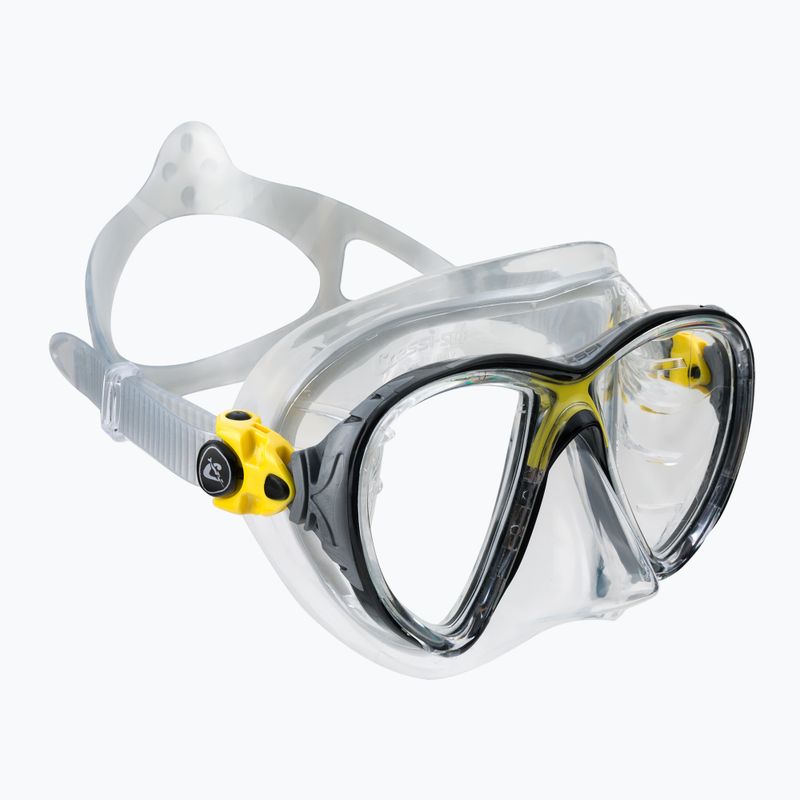 Cressi Big Eyes Evolution grey diving mask DS340010