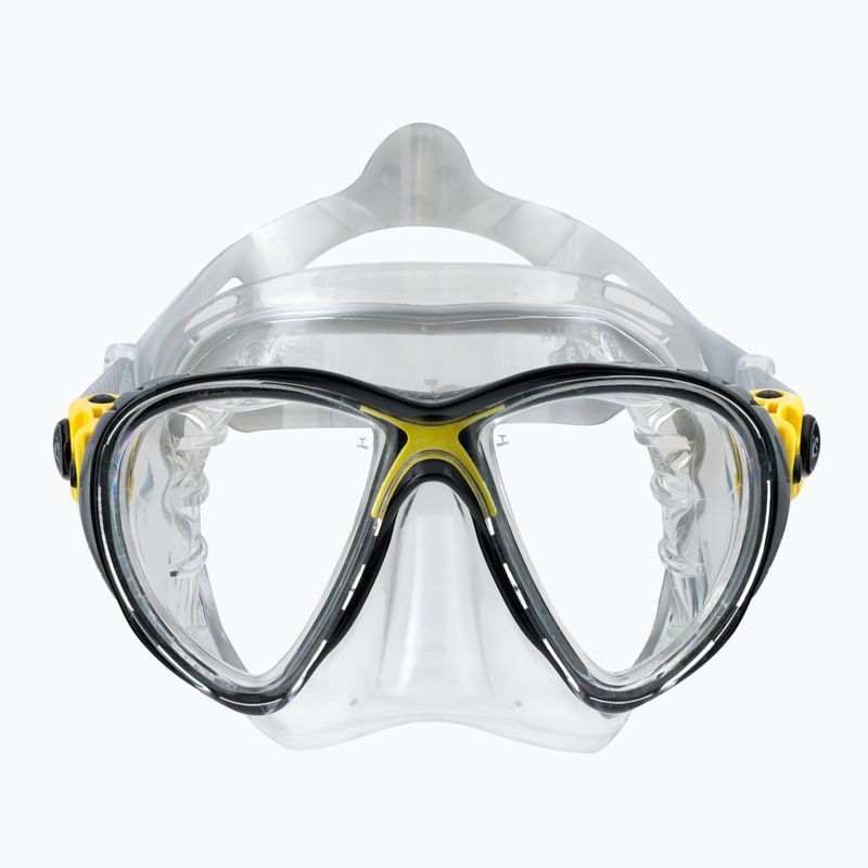 Cressi Big Eyes Evolution grey diving mask DS340010 2