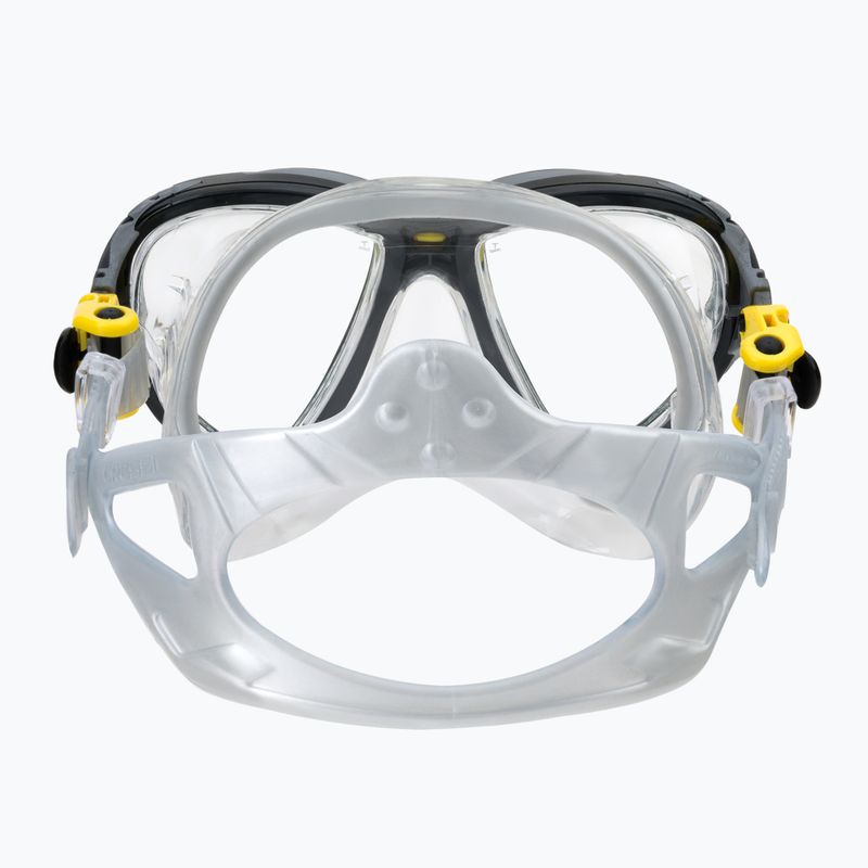 Cressi Big Eyes Evolution grey diving mask DS340010 5