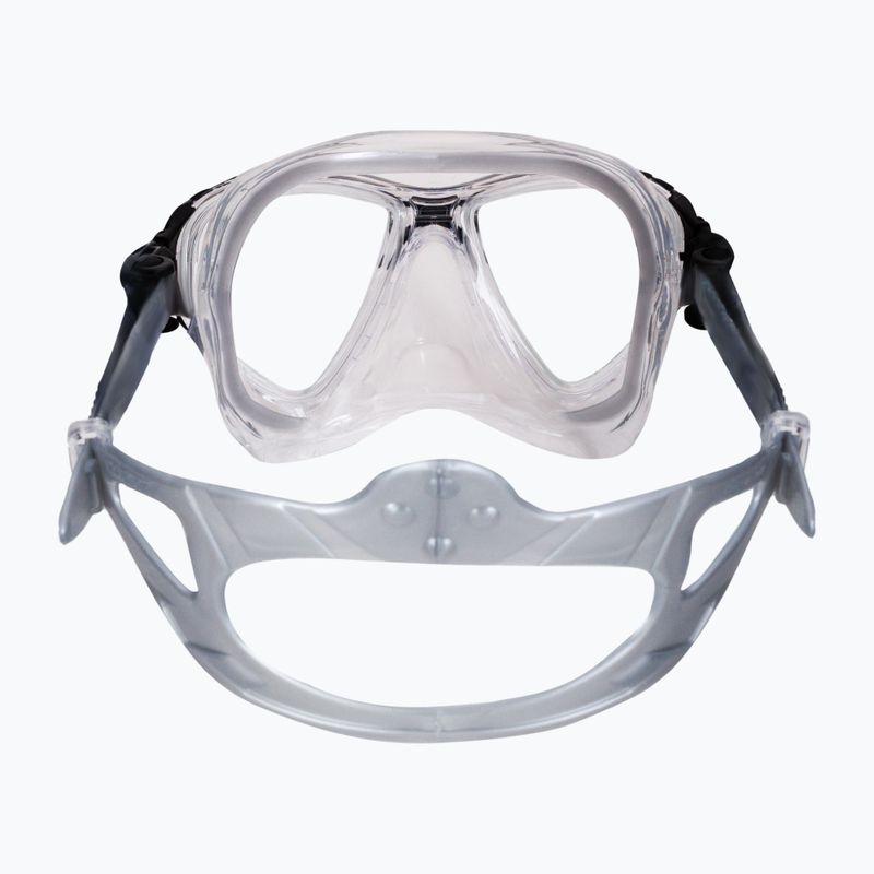 Cressi Big Eyes Evolution clear diving mask DS340060 5