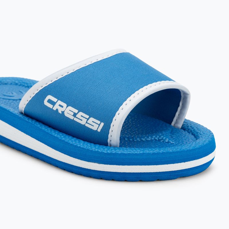 Cressi Lipari azure/white children's flip-flops 7