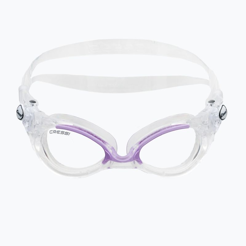 Women's swim goggles Cressi Flash clear/clear lilac DE203041 2