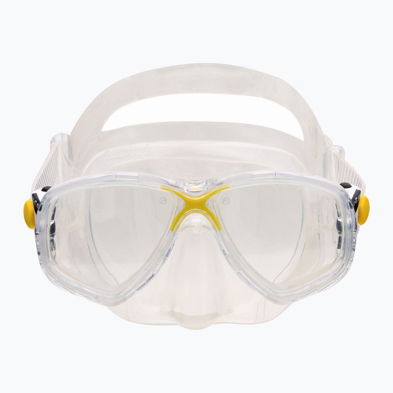 Cressi Marea + Gamma dive set yellow/colourless DM1000051 2