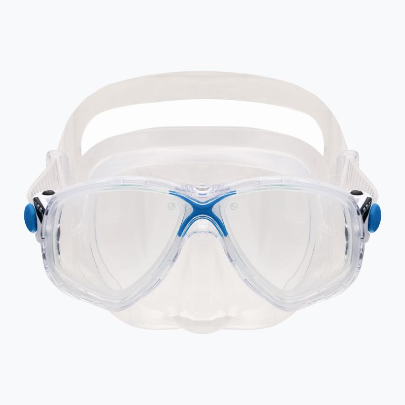 Cressi Marea + Gamma dive set blue/clear DM1000052 2