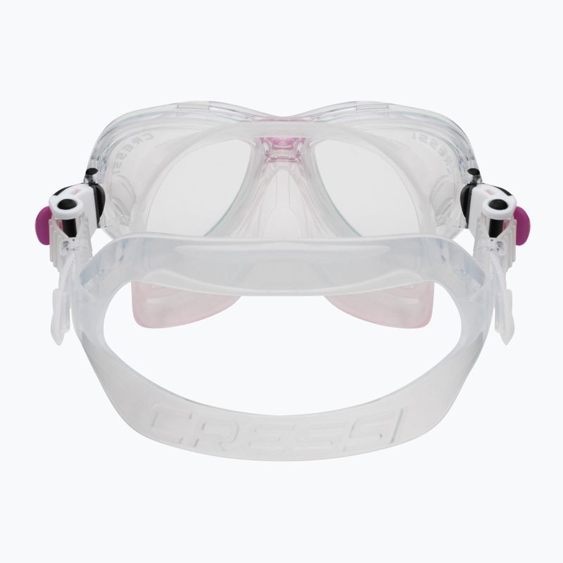 Cressi Marea Jr children's snorkel kit + top clear pink DM1000064 5