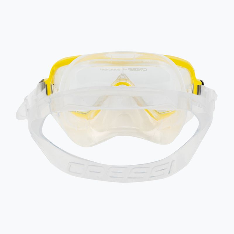 Cressi Onda + Mexico dive set clear yellow DM1010151 5