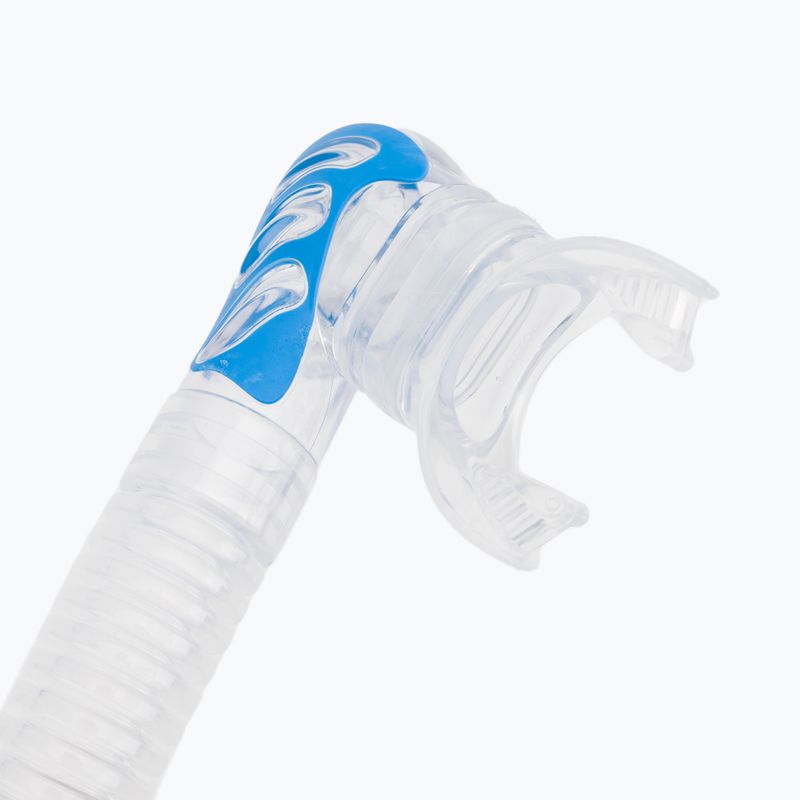 Cressi Alpha Ultra Dry blue snorkel ES258020 2