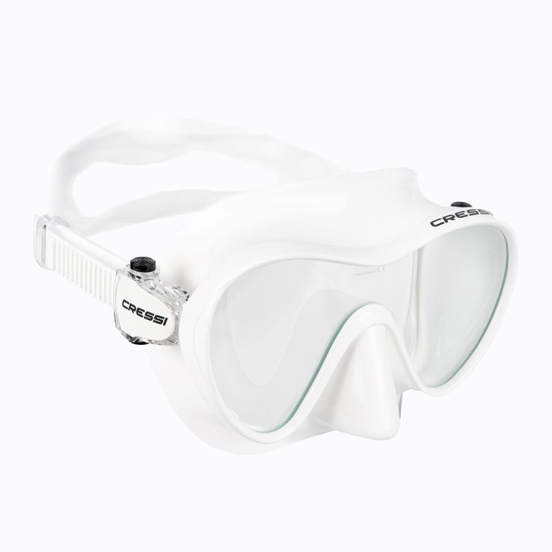 Cressi F1 diving mask white ZDN283000