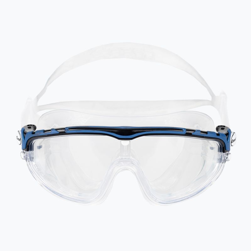 Cressi Skylight clear/black blue swim mask DE203320 2