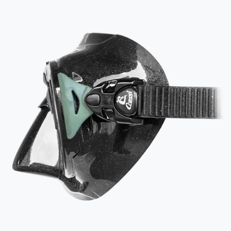 Cressi Nano diving mask black/black/silver 2