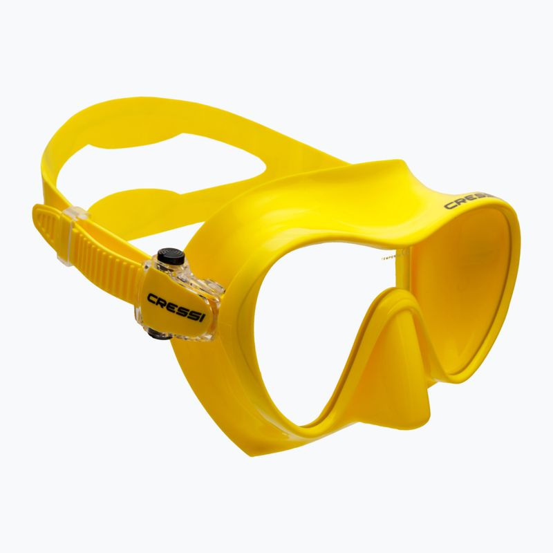 Cressi F1 diving mask yellow ZDN281010