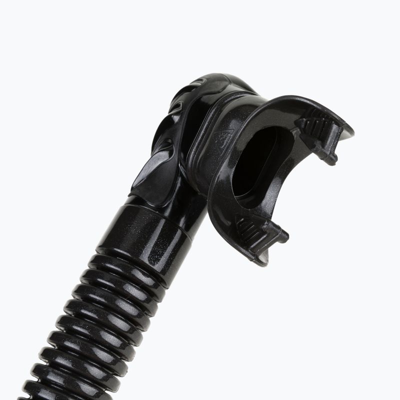 Cressi Alpha Ultra Dry black/grey snorkel ES258 3