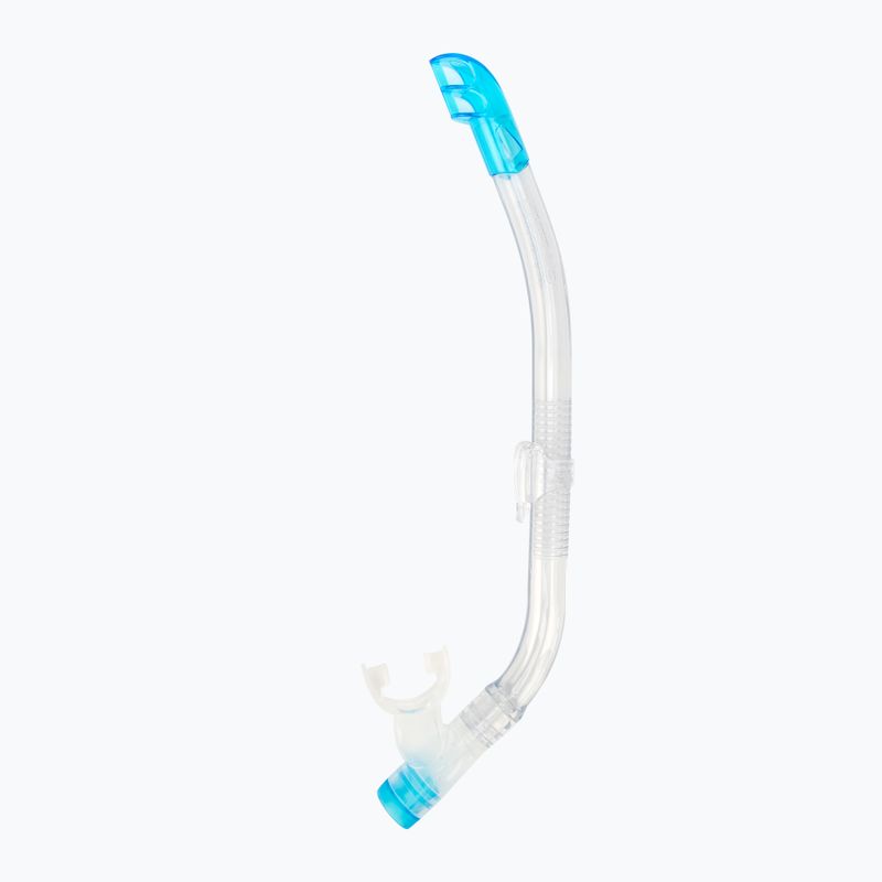 Cressi Ondina + Top Clear Aquamarine children's snorkel set DM1010133 6