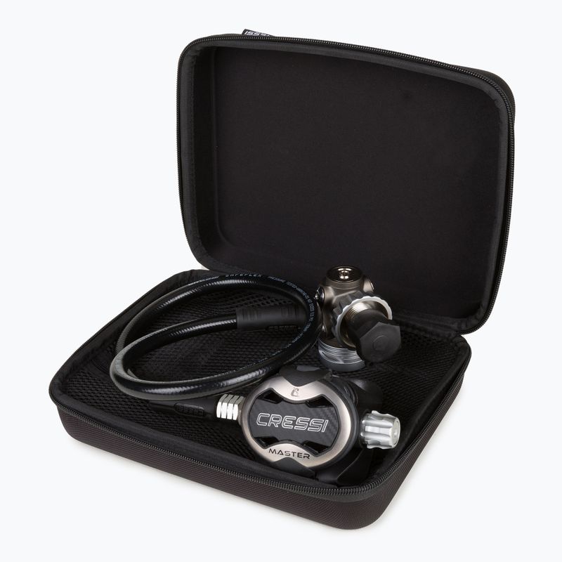 Cressi Master T10-SC Cromo diving regulator black HX840100 2