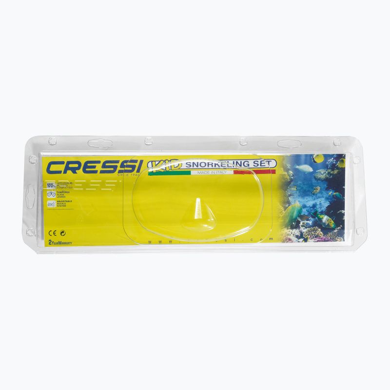 Cressi Marea children's snorkelling set + Top yellow 2