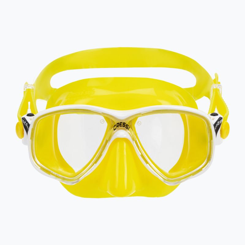 Cressi Marea yellow snorkelling mask DN282010 2