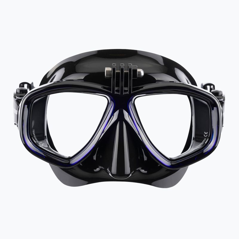 Cressi Action diving mask black/blue 2