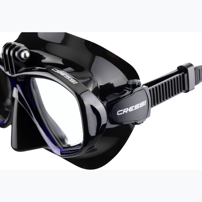 Cressi Action diving mask black/blue 3
