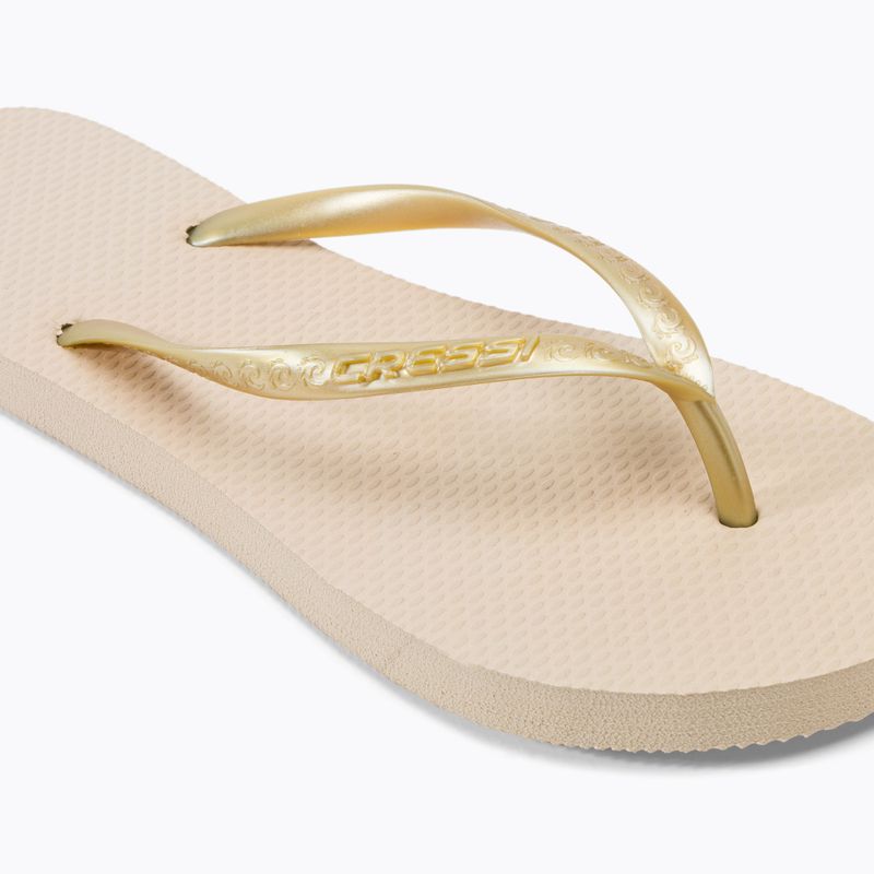 Cressi Marbella women's flip flops gold XVB958637 7