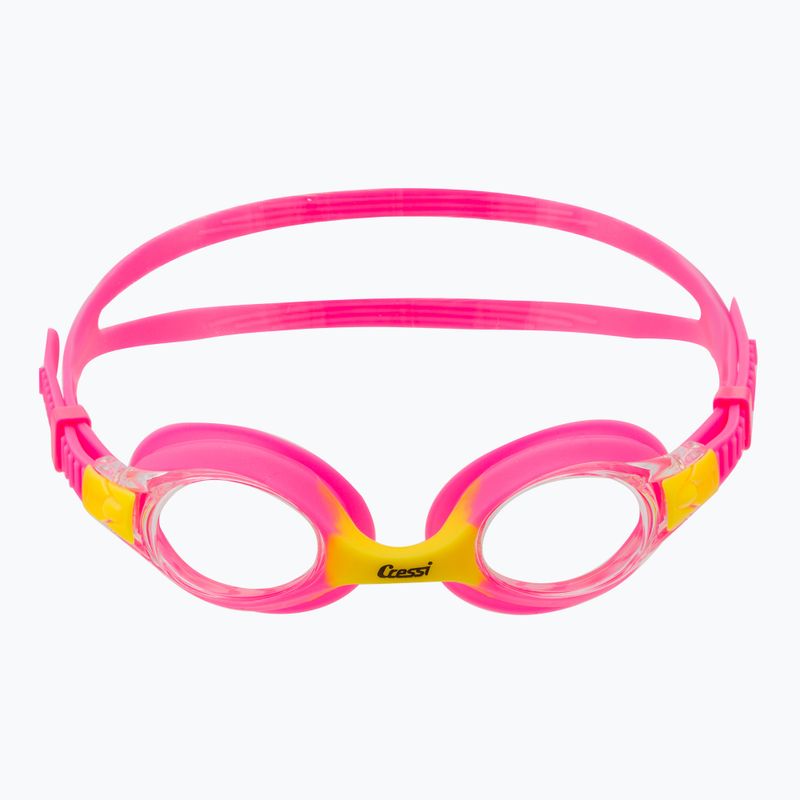 Cressi Dolphin 2.0 pink/yellow children's swim goggles USG010203G 2