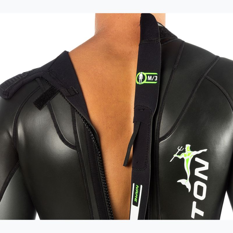 Men's wetsuit Cressi Triton Monopiece 1.5 mm black/blue 6