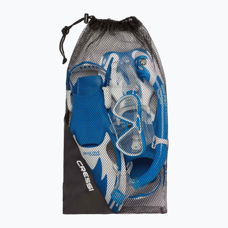 Cressi Rocks Jr Set blue/white children's diving set 2