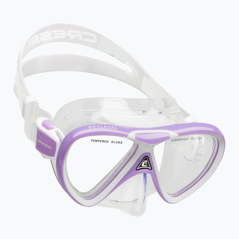 Cressi Rocks Jr Dive Dive Set lilac/white 3