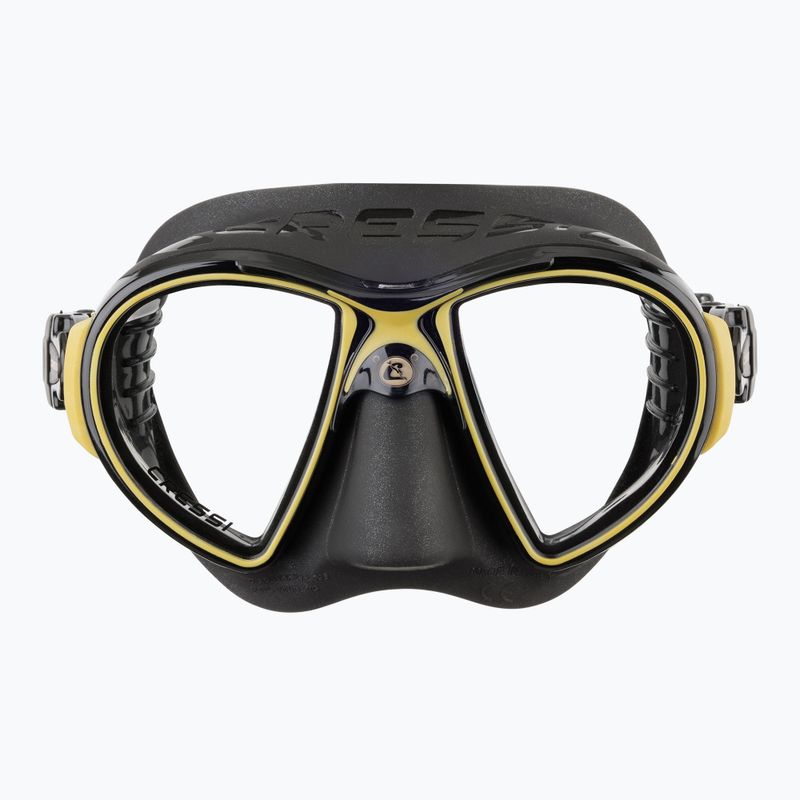 Cressi Zeus diving mask black/gold 2