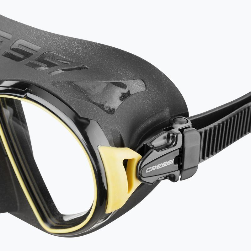 Cressi Zeus diving mask black/gold 4