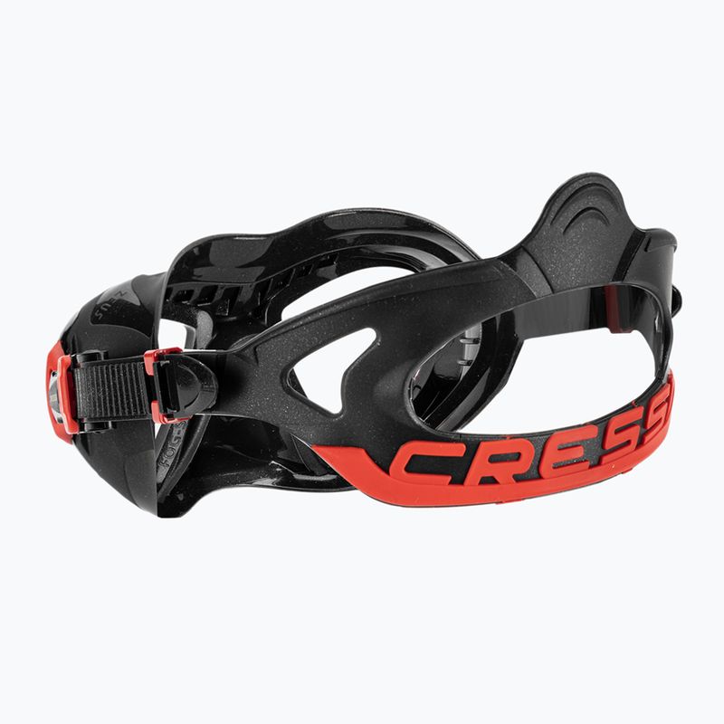 Cressi Zeus diving mask black/red 4