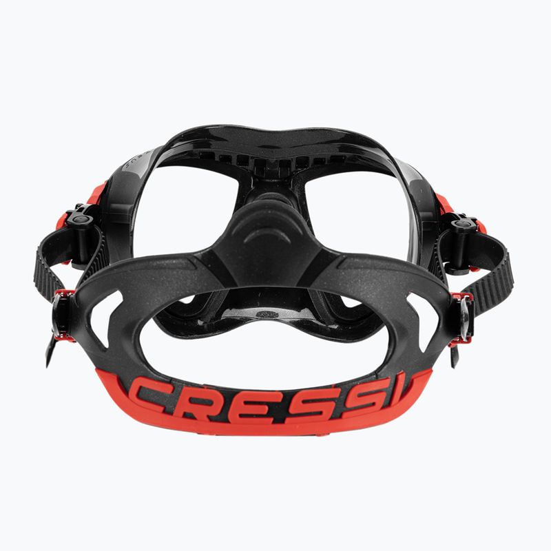 Cressi Zeus diving mask black/red 5