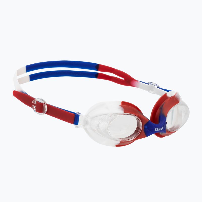 Cressi Seahorse blue/white/red children's swimming goggles
