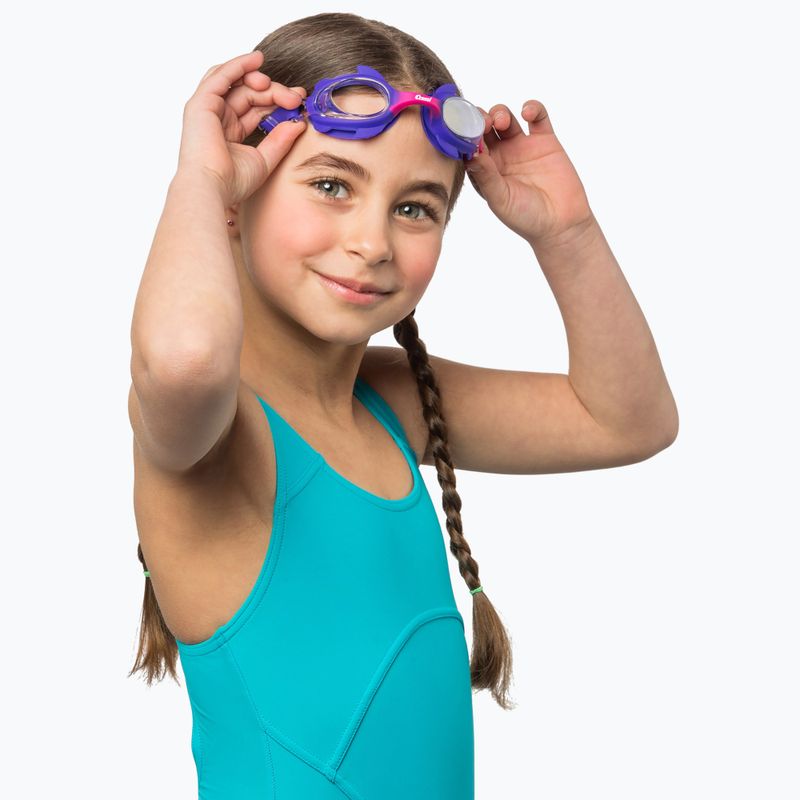 Cressi Seahorse purple/pink children's swim goggles 6