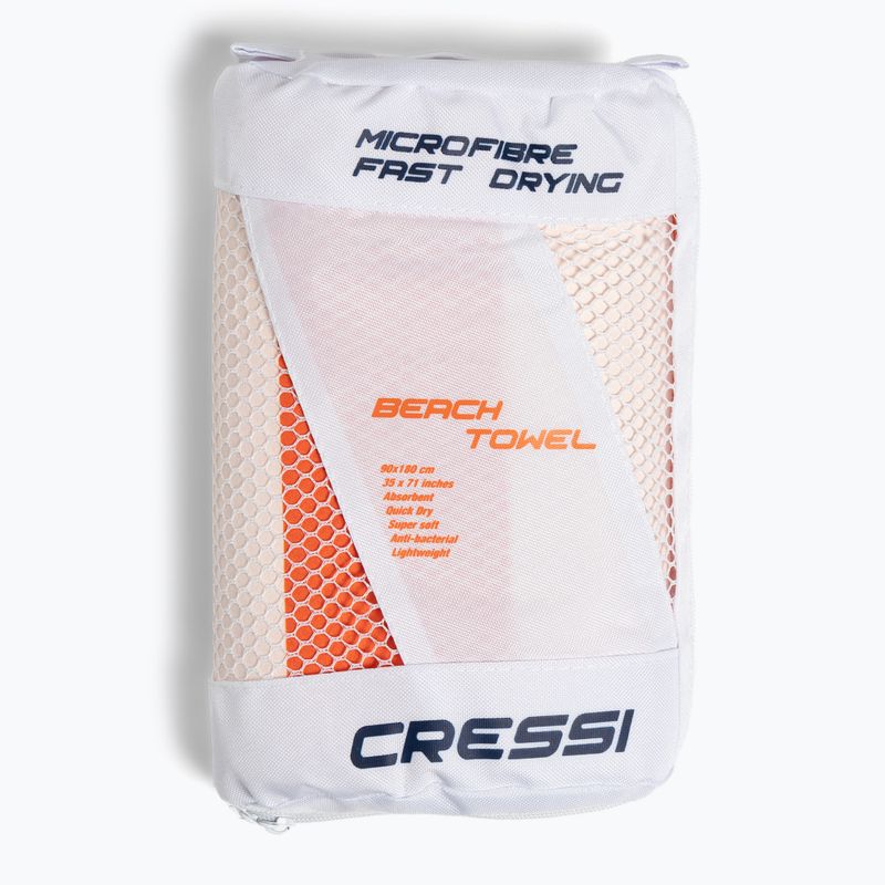 Cressi Microfiber Stripe quick-dry towel orange XVA871180 5