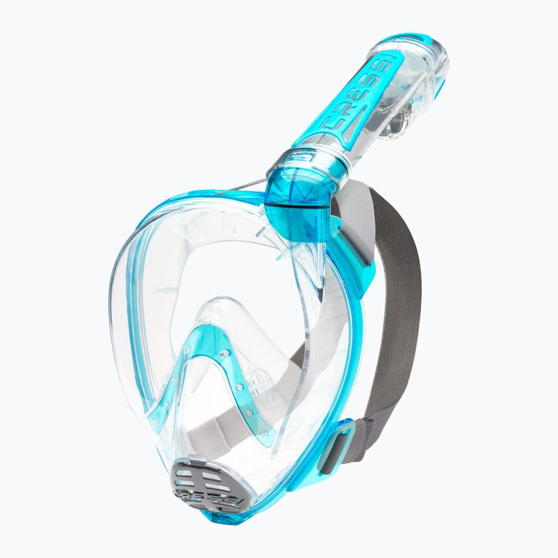 Cressi Duke Dry full face mask for snorkelling blue XDT000025