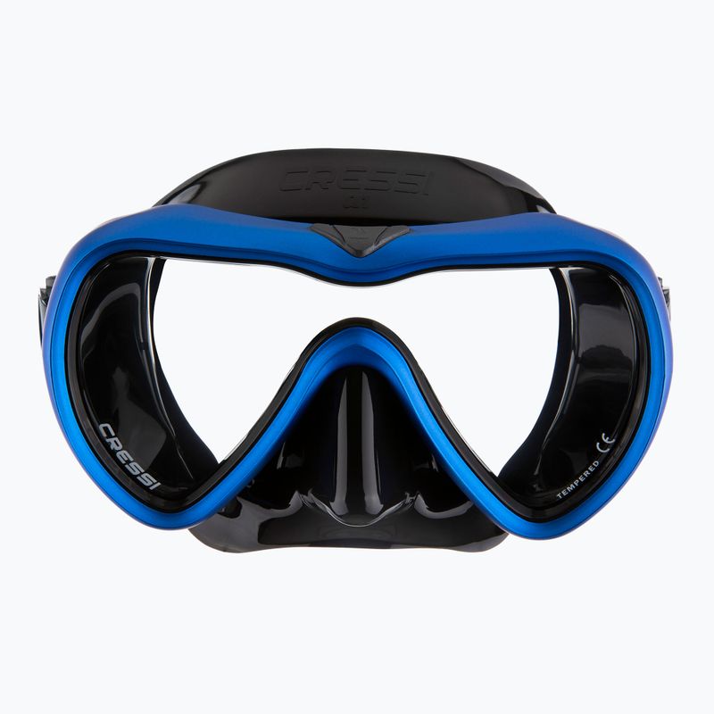 Cressi A1 Anti Fog diving mask black/blue 2