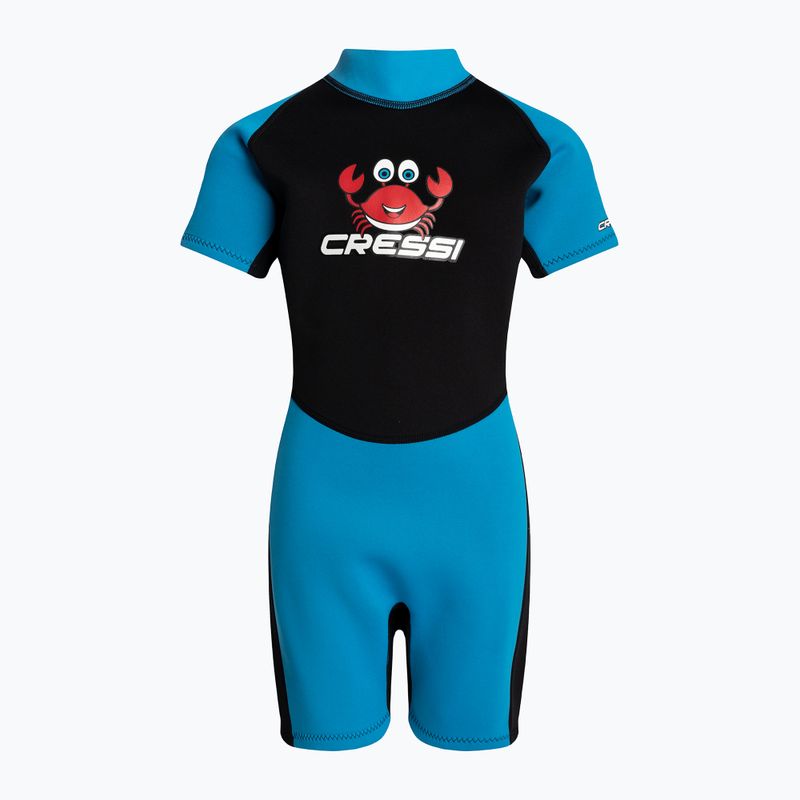 Cressi Smoby Shorty 2 mm children's swimming foam black-blue XDG008001