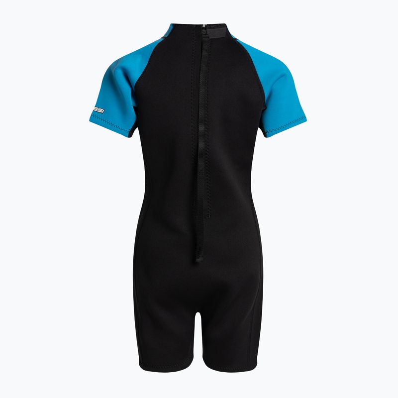 Cressi Smoby Shorty 2 mm children's swimming foam black-blue XDG008001 2