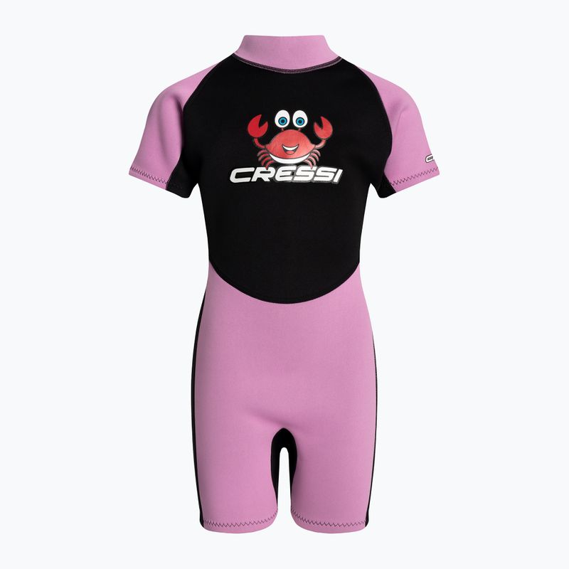 Cressi Smoby Shorty 2 mm children's swimming foam black and pink XDG008301