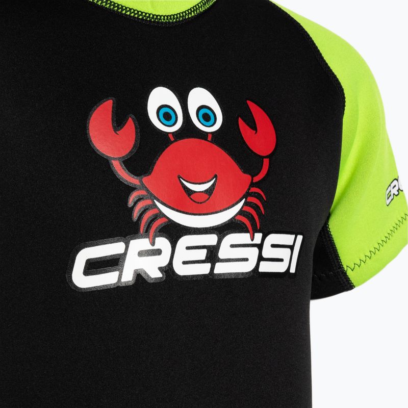 Cressi Smoby Shorty 2 mm children's swimming foam black-green XDG008401 3