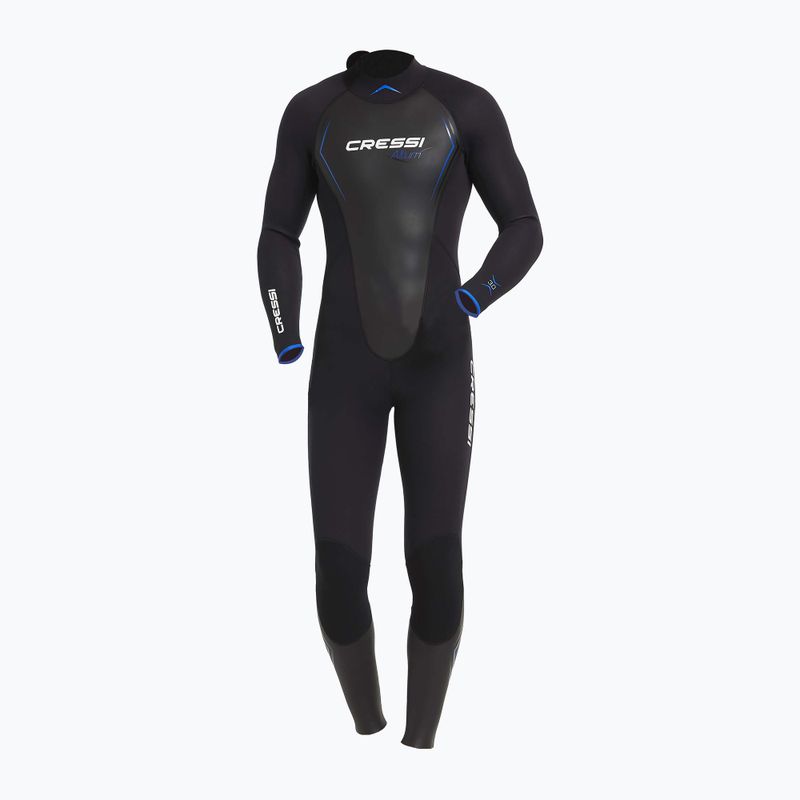 Men's Cressi Altum Monopiece 3 mm black/blue wetsuit 5