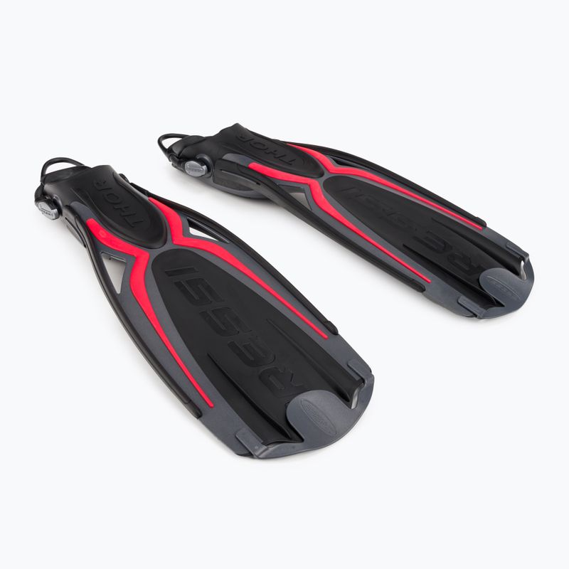 Cressi Thor EBS diving fins black/red BE155839