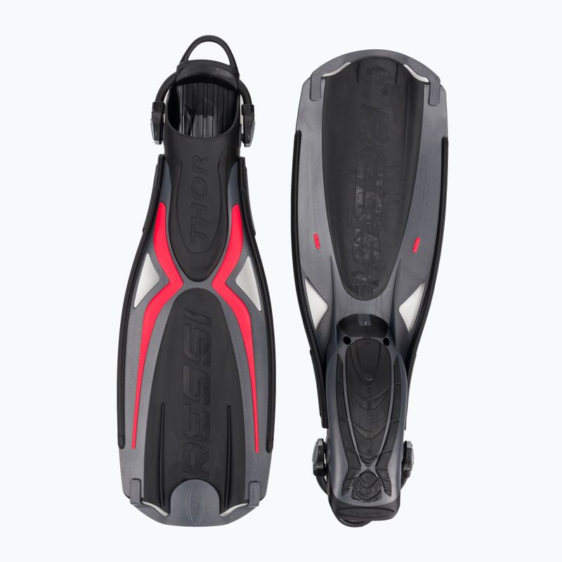 Cressi Thor EBS diving fins black/red BE155839 2