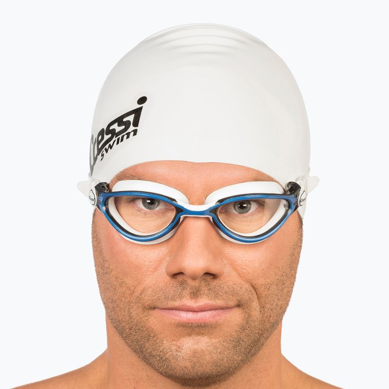 Cressi Thunder white/blue swimming goggles 7