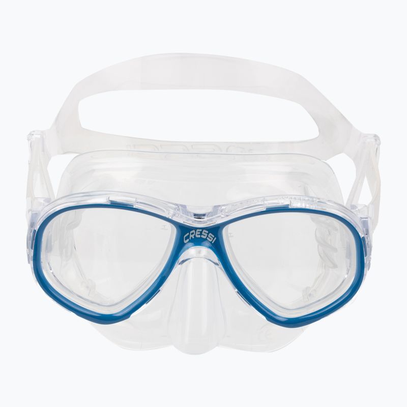 Cressi Perla Jr + Minigringo children's snorkel set clear blue DM101220 2