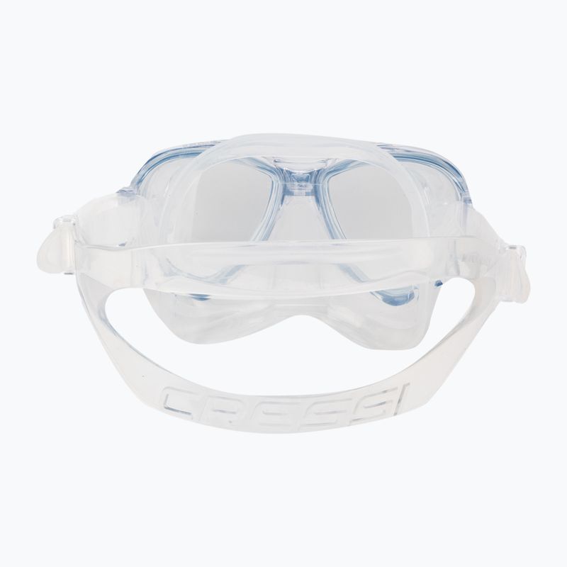 Cressi Perla Jr + Minigringo children's snorkel set clear blue DM101220 5