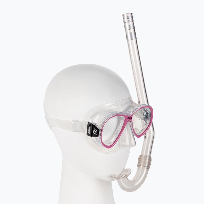 Cressi Perla + Minigringo children's diving set pink DM101240 2
