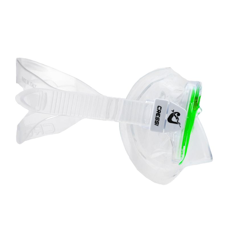 Cressi Perla children's diving mask green/colourless DN208467 3